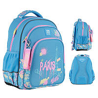 Рюкзак шкільний Kite In Paris K24-763M-1 39x29.5x14.2 см блакитний