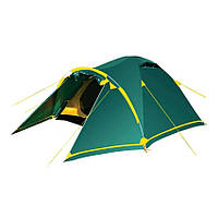 Палатка трехместная Tramp Stalker 3 v2 с тамбуром и снежной юбкой 220 х 370 х 130 см TR, код: 6741480