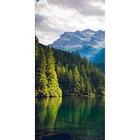 Настенный обогреватель-картина Shine Горное озеро 100 х 50 см 215 Вт QT, код: 8076660