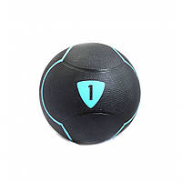 Медбол Livepro SOLID MEDICINE BALL LP8110-1 черный 1кг IN, код: 5563213