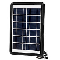 Сонячний зарядний пристрій Easy Power EP-0606A 5в1 6 V 6 W Black (3_02833) TV, код: 8038583