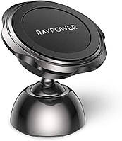 Автодержатель для телефона RAVPower Magnetic Car Phone Mount 3.3х3.3х4.25 см Черный (RP-SH028 PK, код: 7471158