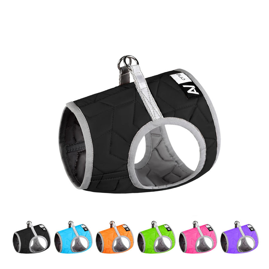 Шлея м'яка AiryVest ONE, розмір XS1 чорний, фото 1