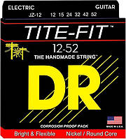 Струны для электрогитары DR JZ-12 Tite-Fit Nickel Plated Jazz Electric Strings 12 52 ES, код: 6556043