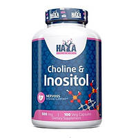 Инозитол Haya Labs CHOLINE INOSITOL 100 Veg Caps MY, код: 8175936