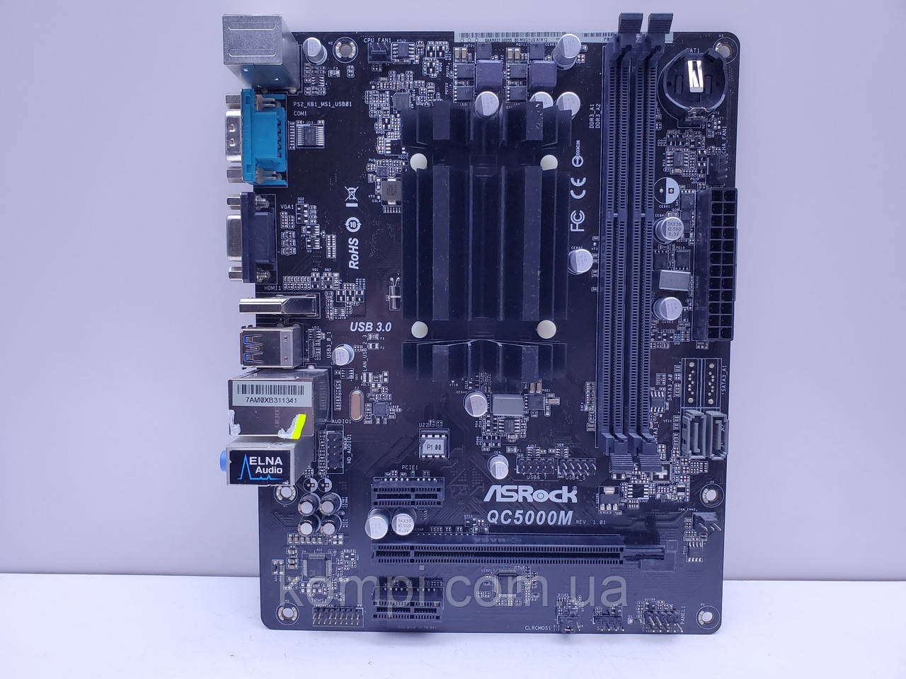 Материнська плата ASRock QC5000M (AMD FT3 Kabini A4-5050/5000, mini-ITX, DDR3,б/у)