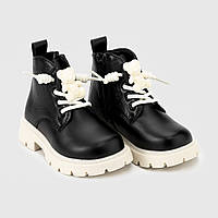 Ботинки для девочки Bessky B2666-6A 23 Черно-бежевый (2000990014580) QT, код: 8308979