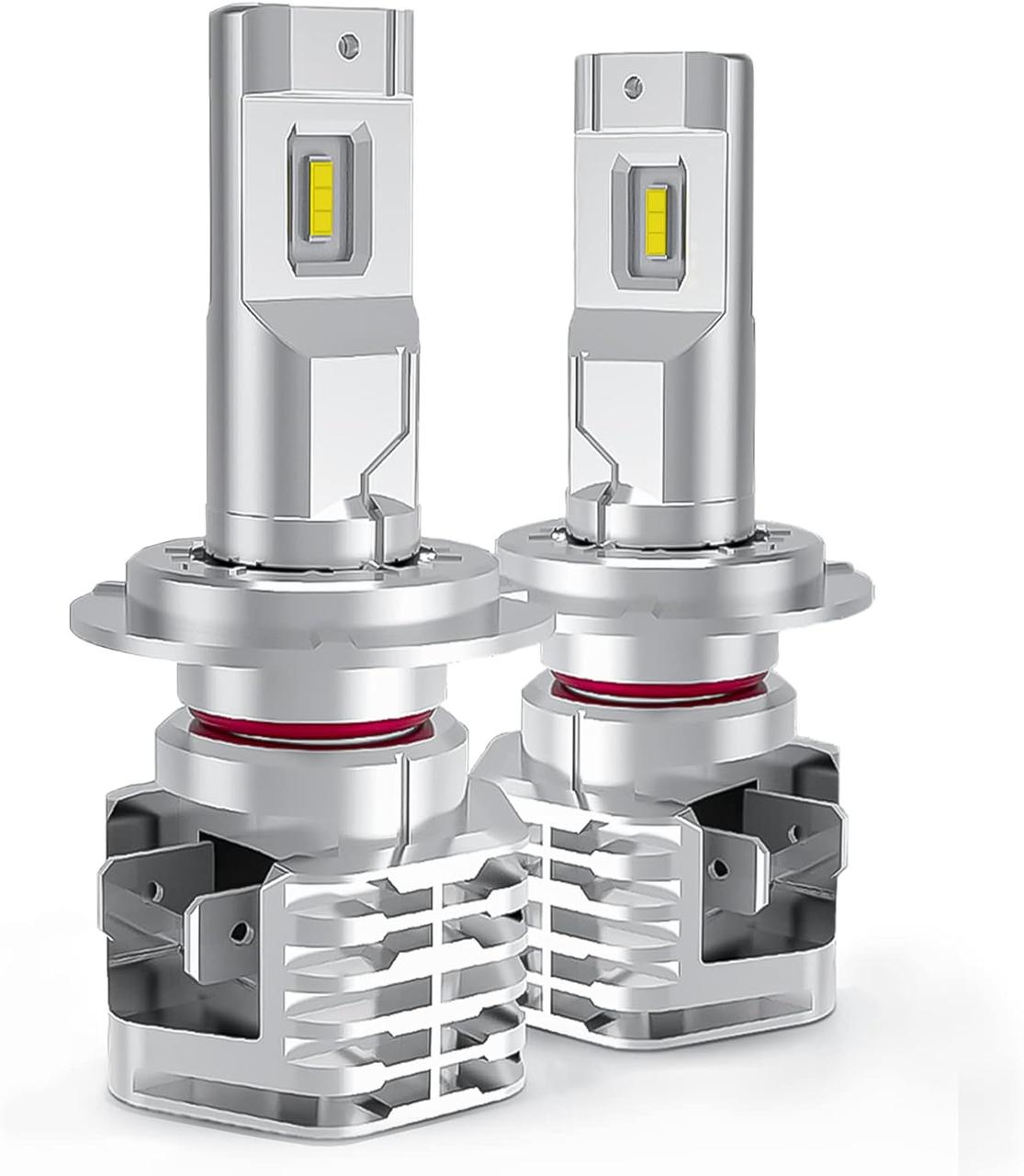 Світлодіодна лампа LTONXEN H7, 6500K Білий для автомобіля 12V-24V Змінний комплект лампи фар. (2 шт.), фото 1