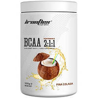 Аминокислота BCAA для спорта IronFlex BCAA Performance 2-1-1 500 g 100 servings Pina Colada TV, код: 7778701
