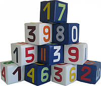 Набор кубиков Tia-Sport Цифры разноцветные 20х20х20 см (sm-0374) IN, код: 6538751