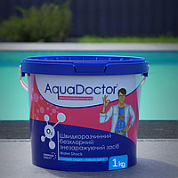 Дезинфекция бассейна без хлора 1 кг Активный кислород бассейн Аквадоктор Бесхлорная химия для бассейнов