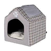 Домик для собак и кошек Trixie Silas 40x45x40 см Серый крем (4057589363527) SN, код: 7574527