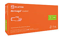 Перчатки латексные Mercator Medical Dermagel Coated S Белые 100 шт (00-00000136) BM, код: 8246389