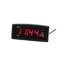 Настольные электронные часы Caixing CX-818 Черный (PROCX-818-1) GG, код: 1913431