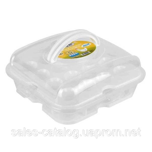 Контейнер для яєць пластиковий 32 шт Violet House White 0049 SC, код: 8332475