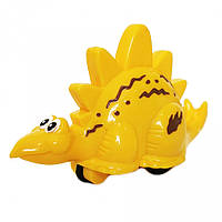 Заводная игрушка Metr+ Динозавр 9829 9 см Жёлтый PR, код: 7788418