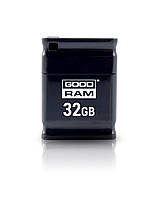 Флеш-накопитель USB 32GB GOODRAM UPI2 (Piccolo) Black (UPI2-0320K0R11) BM, код: 6703481