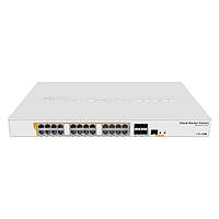 Коммутатор PoE управляемый Mikrotik CRS328-24P-4S+RM NB, код: 7630477