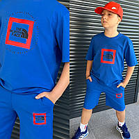 Костюм дитячий комплект шорти та футболка для хлопчика The North Face: 128-134, 140-146, 152-158