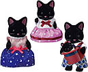 Sylvanian Families Сім'я Чорних котів Calico Critters CC1939, фото 2