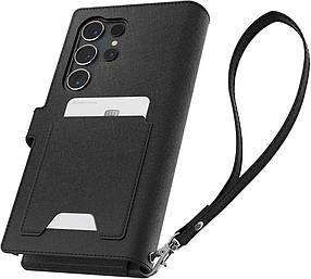 Чохол-книжка Spigen для Samsung Galaxy S24 Ultra - Wallet S Plus, Black (ACS07308)