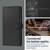 Чохол-книжка Spigen для Samsung Galaxy S24 Ultra - Wallet S Plus, Black (ACS07308), фото 5