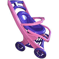 Коляска для кукол Doloni Toys розово-фиолетовая 0122 02 UP, код: 8332338
