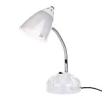 Настольная лампа в современном стиле офисная Brille 40W MTL-28 Хром PP, код: 7271428