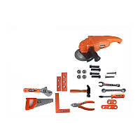 Игровой набор инструментов Tool Set Набор строителя 23 аксессуара Multicolor (140709) CS, код: 8398648