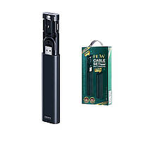 Кейс Remax RC-С011 з кабелем Type-C to Type-C та набором перехідників (Micro USB, USB Type-A, Lightning)