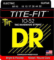 Струны для электрогитары DR BT-10 Tite-Fit Nickel Plated Big-n-Heavy Electric Strings 10 52 QT, код: 6555811