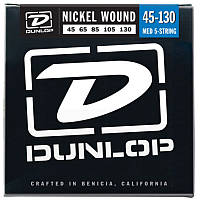 Струны для бас-гитары Dunlop DBN45130 Nickel Plated Steel Bass 5 Strings Medium 45 130 QT, код: 6555831