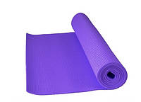 Коврик для йоги и фитнеса Power System PS-4014 Fitness Yoga Mat Purple UP, код: 1293329