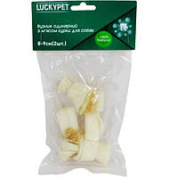 Узелок одинарный Lucky Pet 2 со вкусом мяса курицы 8 - 9 см 2 шт уп (4820268551153) SX, код: 7998102