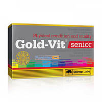 Витаминно-минеральный комплекс для спорта Olimp Nutrition Gold-Vit for senior 30 Tabs OM, код: 7618269