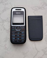 Корпус Nokia 1200/1208 (Black) (панель+кришка+клавіатура)