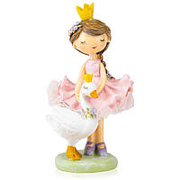 Фигурка интерьерная Princess with a swan 19 см Lefard AL117963 XN, код: 7523041