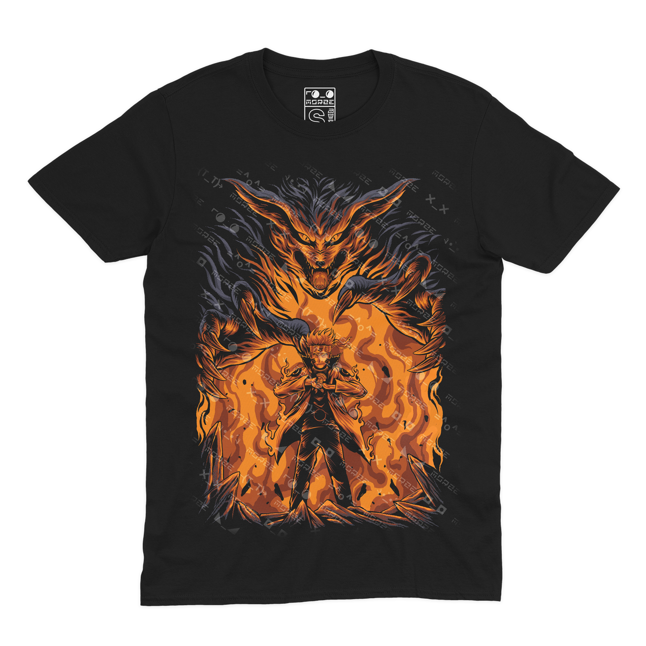 Футболка чорна Morze Naruto V38, фото 1