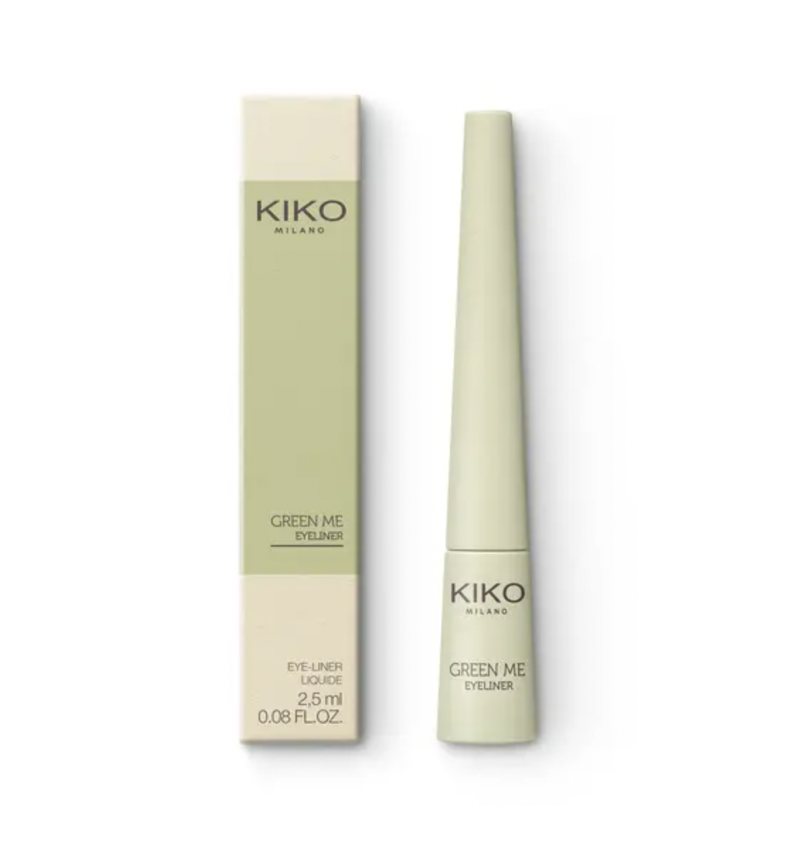 Стійка рідка підводка для очей Kiko Milano Green Me Liquid Eyeliner