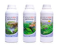 Набор удобрений Aquayer (Микро+Макро+Альгицид+СО2) 1 л PZ, код: 6537037