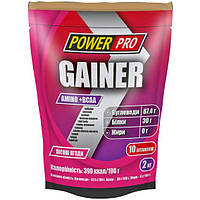 Гейнер Power Pro Gainer 2000 g 50 servings Лесная ягода UP, код: 7520039