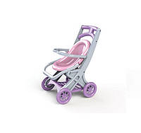 Коляска для кукол Doloni Toys серо-розовая 0122 04 QT, код: 8332339