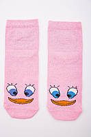 Розовые женские носки с принтом средней длины 167R337 Ager 36-39 FE, код: 8236517