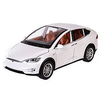 Машинка инерционная Tesla Model X Автопром 7574 1:22 Белый XN, код: 7706518