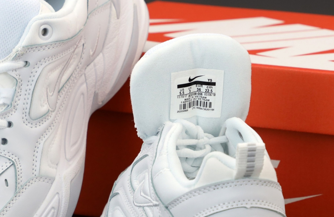 Мужские кроссовки Nike M2K Tekno, белый, Вьетнам Найк м2к текно білі - фото 7 - id-p2161540399