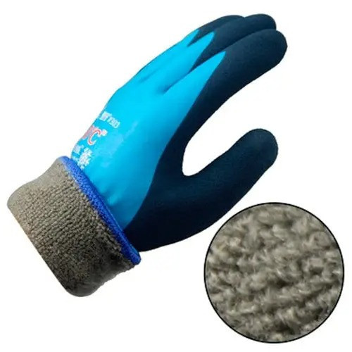 Непромокаемые перчатки для зимней рыбалки HJ -30 °C L серо-бирюзовые GG, код: 7648789 - фото 5 - id-p2161189320