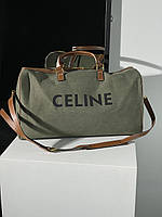 Celine Women Large Voyage Bag in Textile with Celine Print and Calfskin 50 х 27 х 22 см Отличное качество