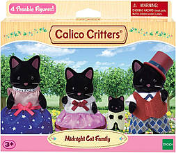 Calico Critters CC1939 Сім'я Чорних котів Sylvanian Families