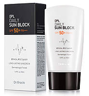 Восстанавливающий солнцезащитный крем для лица EPL Daily Sun Block Dr. Oracle 50 мл SN, код: 8154410