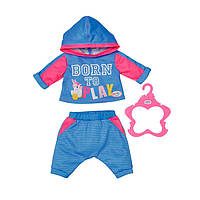 Одяг для ляльки Спортивний костюм blue BABY born DD657357 UP, код: 7784286